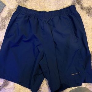 Blue nike shorts